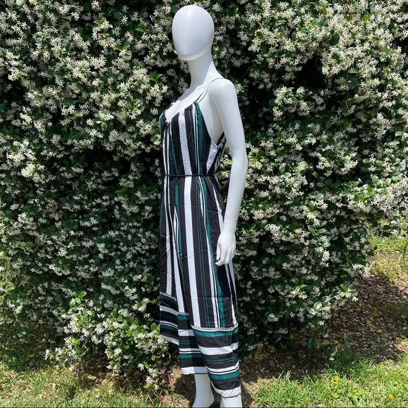 💋NWT Dolce Vita BoHo Jungle Striped Wide Leg Crop Jumpsuit - Picture 11 of 13